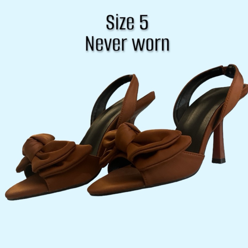 NEW Size 5 Open Toe Heels